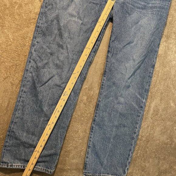 Levi's Jeans Mens 30x30 501 Original Fit Blue Button Fly 100% Cotton Denim Pants - Picture 9 of 10